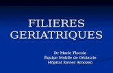FILIERES GERIATRIQUES Dr Marie Floccia Équipe Mobile de Gériatrie Hôpital Xavier Arnozan.