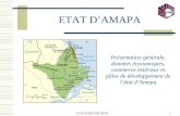 CCIG/DAE/SAI/20101 ETAT DAMAPA Présentation générale, données économiques, commerce extérieur et pôles de développement de létat dAmapa.