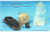 Mica biotite Pyroxène Feldspath orthose Quartz Les principaux minéraux et roches constitutifs des enveloppes terrestres TP n°1 : Les minéraux des roches.