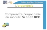 Comprendre lergonomie du module Sconet BEE. La page daccueil de Sconet BEE Nom de létablissement Version du module Nom du module Sconet BEE Code de létablissement.