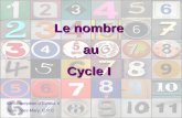 Le nombre au au Cycle I Circonscription dEvreux V Jean-Yves Mary. C.P.C.