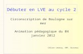 Débuter en LVE au cycle 2 Circonscription de Boulogne sur mer Animation pédagogique du 04 janvier 2012 Céline Lebecq, EMF, Outreau.
