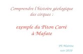 Comprendre lhistoire géologique des cirques : exemple du Piton Carré à Mafate Ph Mairine nov 2010.