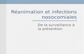 Réanimation et infections nosocomiales De la surveillance à la prévention.