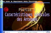 Guillaume VILLEMAUD – Cours dAntennes 60 5ème année du Département Génie Électrique.