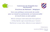 Commune de Chapelle-lez-Herlaimont Province de Hainaut - Belgique Vers une politique communale de santé: pour un travail en partenariat, en transversalité
