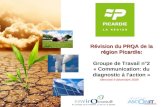 Révision du PRQA de la région Picardie: Groupe de Travail n°2 « Communication: du diagnostic à laction » Mercredi 9 décembre 2009.