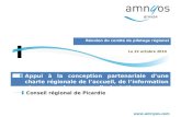 Www.amnyos.com Appui à la conception partenariale dune charte régionale de laccueil, de linformation et de lorientation Conseil régional de Picardie Réunion.