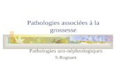 Pathologies associées à la grossesse Pathologies uro-néphrologiques S.Rognant.