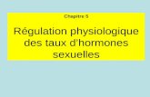 Chapitre 5 Régulation physiologique des taux dhormones sexuelles.