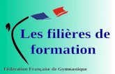 Fédération Française de Gymnastique Les filières de formation.