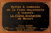 Mythes & symboles de la Franc-maçonnerie à travers La Flûte Enchantée de Mozart Elisa BECKER Juliette FERREIRA Sarah OLHAGARAY 2012-2013 Lycée Marie Curie.