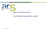 ARS Alsace - 04/02/2011 Etat davancement du Projet régional de santé