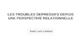 LES TROUBLES DEPRESSIFS DEPUIS UNE PERSPECTIVE RELATIONNELLE Juan Luis Linares.