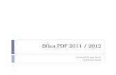 Bilan PDF 2011 / 2012 Vendredi 04 mai 2012, CDDP de lAUDE.