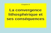Chapitre 8 La convergence lithosphérique et ses conséquences.