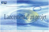 MAISON DE LENTREPRISE / Institut du Management de Projet / Gestion de projet lancement_V2page 1.