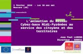 Les 10 ans ami, Morcenx, 5 février 2010 1 Lanimation du Réseau Cyber-base Midi-Pyrénées au service des citoyens et des territoires Jean Paul LARENG Directeur.
