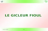 1 LE GICLEUR FIOUL J-M R. D-BTP 2006. 2 Rôle du gicleur Description et fonctionnement du gicleur Détermination du gicleur et de la pression de pompe Maintenance.