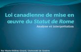 Analyse et interprétation Par Marie-Hélène Girard, Université de Genève.
