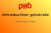 Introduction générale Anne-Marie Cubat. Pour les bibliothécaires mais aussi pour les lecteurs PMB : une base de données relationnelle et performante Les.