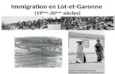 Immigration en Lot-et-Garonne (19 ème -20 ème siècles) Centre dAccueil aux Français dIndochine de Sainte-Livrade-sur-Lot.