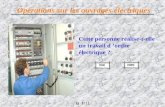 Evaluation de l animation : Opérations sur les ouvrages électriques.