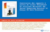 ENESYS RS DATA EXTENSION Enesys RS Data Extension est une extension de données permettant dutiliser toute la puissance de Microsoft SQL Server Reporting.