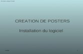 12/081 CREATION DE POSTERS Installation du logiciel Amicale Laïque Poisat.