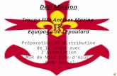 Défi Mission Troupe IIIe Antibes Marine FSE Equipage de lEpaulard Préparation et distribution de la soupe avec lassociation MIR de Nice Côte-dAzur. SAMU.