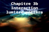 Chapitre 3b Interaction lumière-matière. Quantification de la lumière et de la matière.