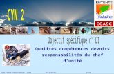 Qualités compétences devoirs responsabilités du chef dunité CHEF DUNITE CYNOTECHNIQUE - CYN 2 MAJ 01/02/08 01/25.