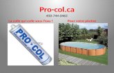 Pro-col.ca La colle qui colle sous leau ! Pour votre piscine 450-744-0465.