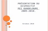 P RÉSENTATION DU DISPOSITIF PEI GUADELOUPE 2009-2010. Octobre 2010.