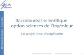 PNF sciences de l'ingénieur - 26 mars 2013 Patrick LE PIVERT, Samuel VIOLLIN IA-IPR STI Académie de Créteil Baccalauréat scientifique option sciences de.