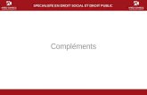 BP 2010-2013 Compléments SPECIALISTE EN DROIT SOCIAL ET DROIT PUBLIC.
