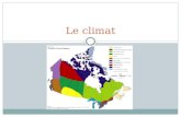 Le climat. Pourquoi le climat est si varie? Le Canada couvre une des grande surface du nord au sud. Des altitudes differentes produisent des conditions.