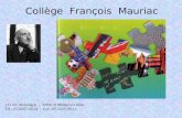 131 Av. Montaigne - 33160 St Médard en Jalles Tel : 05.56.05.08.24 - Fax : 05.56.05.96.13 Collège François Mauriac.