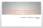 Prise en charge du cancer colorectal à lheure de loncogénétique et des thérapies ciblées AIT-KACI.H, CHERID.MC, TERKI.N CPMC.
