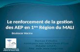 Bureau détudes Assistance aux Adductions dEau Potable (2AEP) Site web:  Opérateur STEFI en région de Kayes Mali Boubacar Macina.