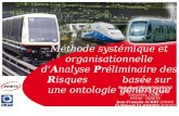 1 Méthode systémique et organisationnelle dAnalyse Préliminaire des Risques basée sur une ontologie générique Mohamed-Habib MAZOUNI CRAN - UMR 7039, Nancy.