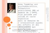 Anne Tremblay est psychoéducatrice, formatrice, praticienne IMO et membre de lOPPQ. Elle possède une solide et vaste expertise dans le domaine de l'intervention.