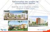 Présentation des projets de constructions neuves Quartier de la Coudraie à Poissy Le jeudi 12 avril 2012.