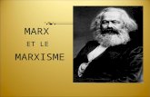 MARX ET LE MARXISME. Karl Marx vit en Allemagne au 19 e siècle. A cette époque, un peu partout en Europe, cest la Révolution industrielle : - développement.