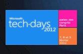 Palais des congrès Paris 7, 8 et 9 février 2012. Applications métiers et/ou d'entreprise sur Windows Phone 7.