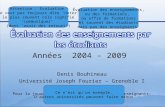 Années 2004 – 2009 Denis Bouhineau Université Joseph Fourier – Grenoble I Pour la journée Spécif sur lévaluation des enseignants-chercheurs, 27 Mai 2009.