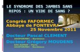 Congrès FAFORMEC Abbaye de FONTEVRAUD 25 Novembre 2011 Docteur Pascal CLEMENT ASOFORMEC – Bordeaux Docteur Grégory MOUDENS EFA-ASMAF – Paris ASOFORMEC.