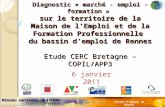 Bassin demploi de Rennes Réseau national desCERC Réseau national des CERC Cellules Economiques Régionales de la Construction 1 1 Bâtiment et EnR : Diagnostic.