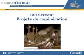 RETScreen ® Projets de cogénération Photo : Warren Gretz, DOE/NREL PIX Centrale électrique.