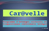 Programme déchanges culturels et linguistiques individuels intégré © V. Devos 2012.